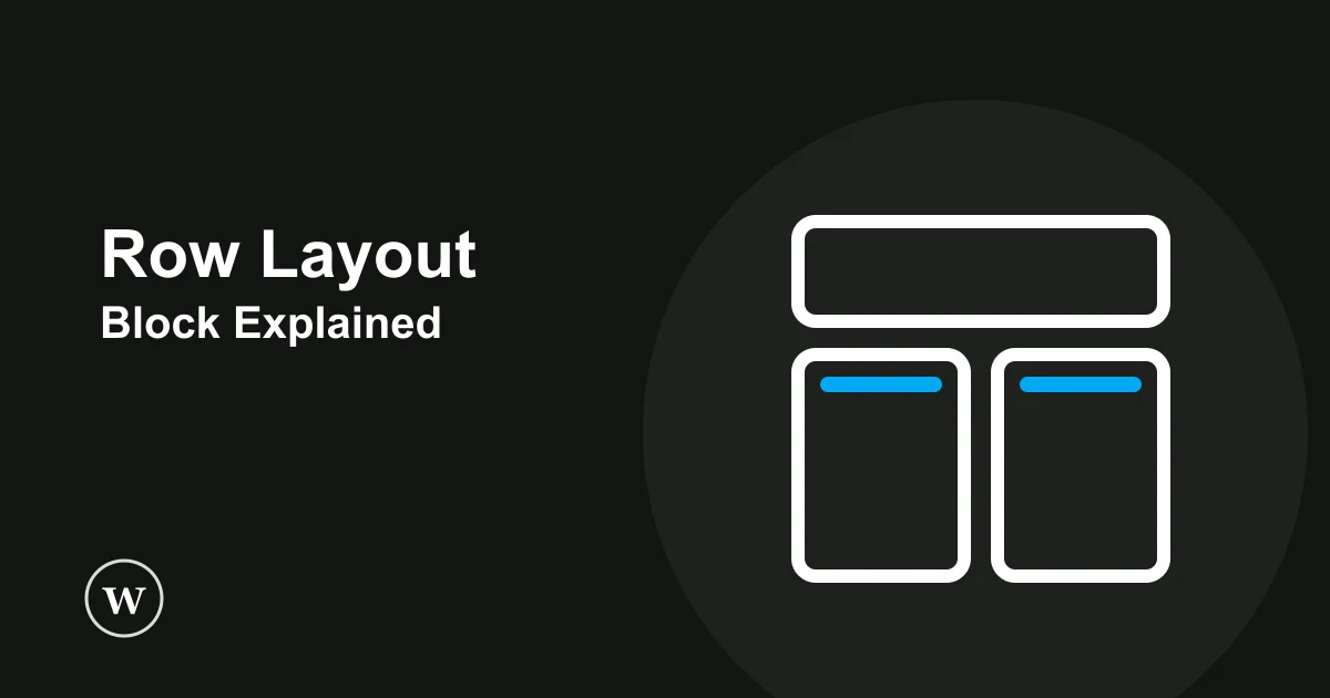 Kadence Row Layout block, building sections without a page builder