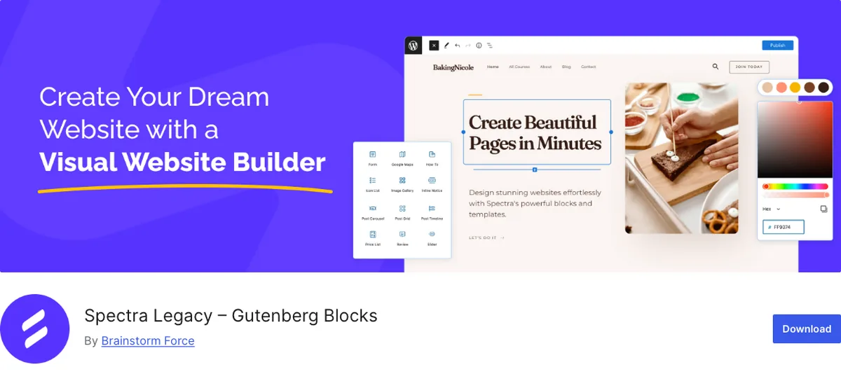 Kadence Blocks vs Spectra vs Stackable: Comparing Gutenberg Block Plugins 1 Spectra Legacy plugin page on WordPress.org, the renamed original Spectra plugin