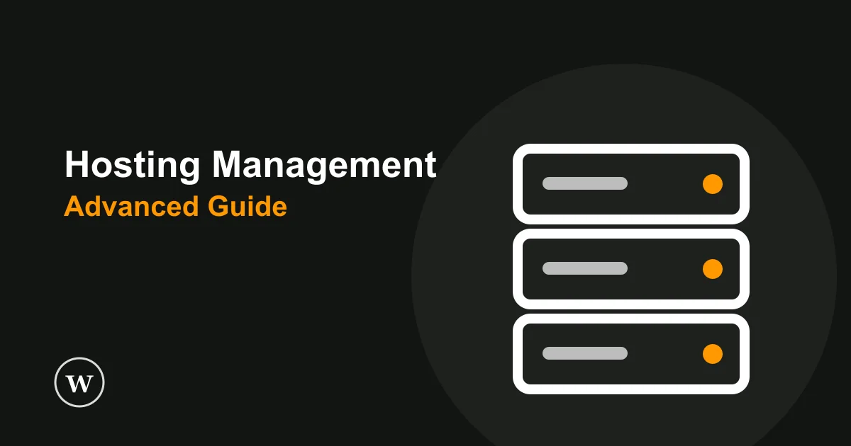 Advanced hosting management guide covering PHP, caching, file manager, backups and server security