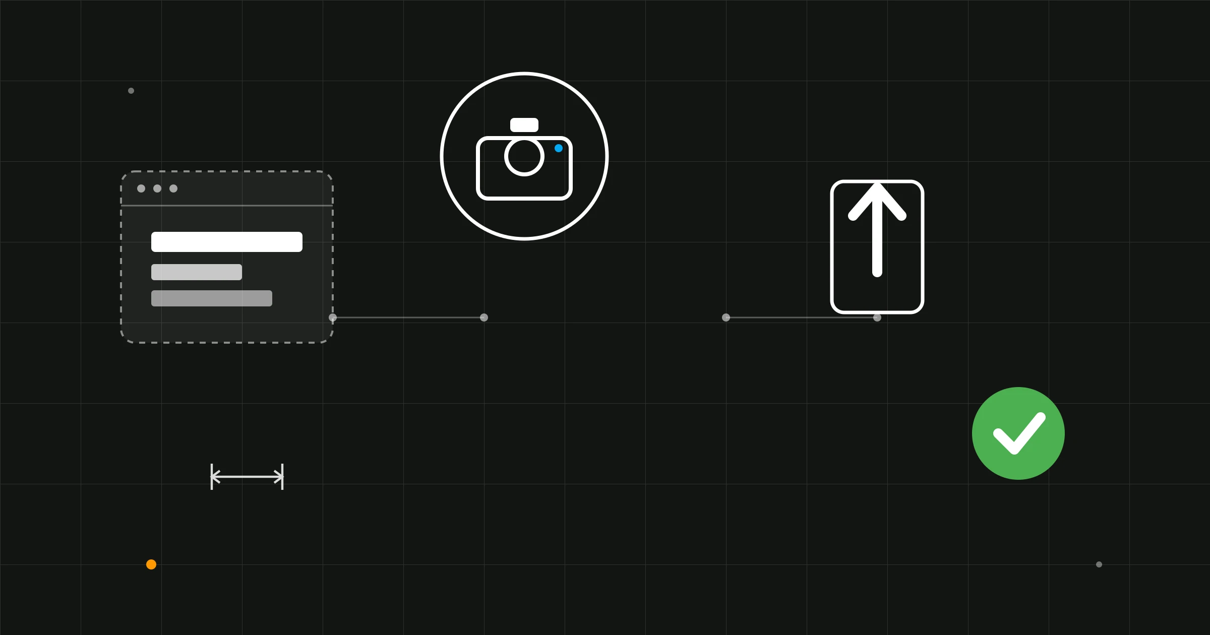 Safe Deployment Workflow, icon-only thumbnail representing staging, snapshot, deploy, and verify